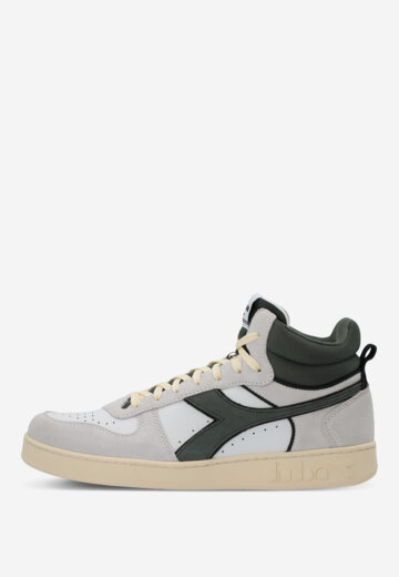 Кеды мужские Diadora Magic Basket Demi Cut Suede Leather, Белый