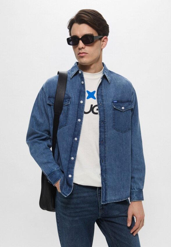 Рубашка джинсовая Hugo