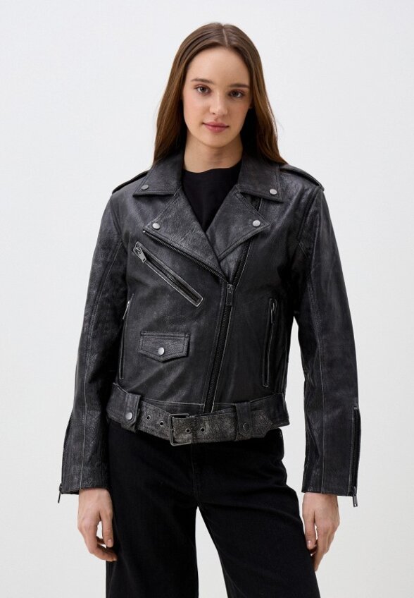 Куртка кожаная Снежная Королева