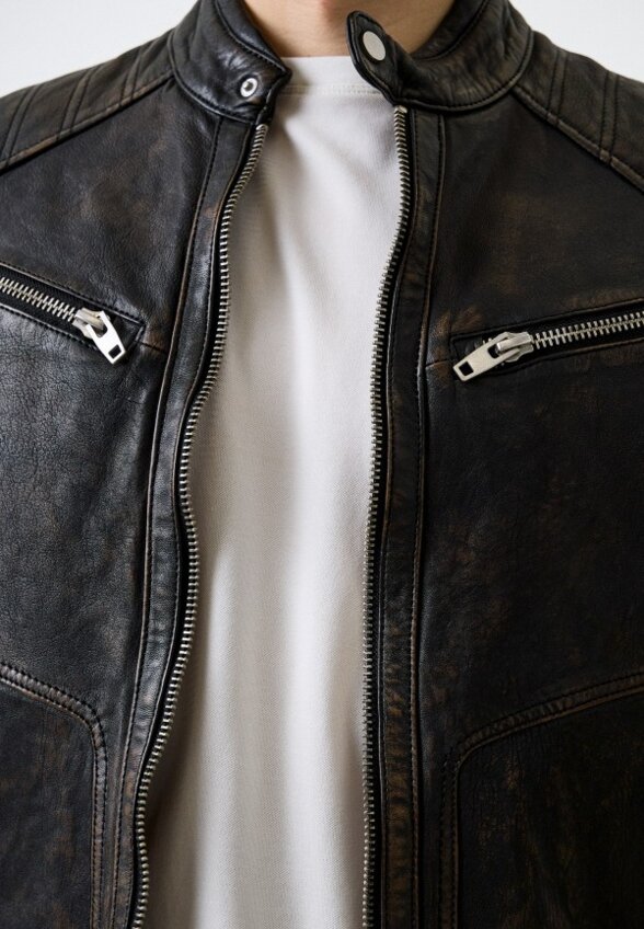 Куртка кожаная Jorg Weber