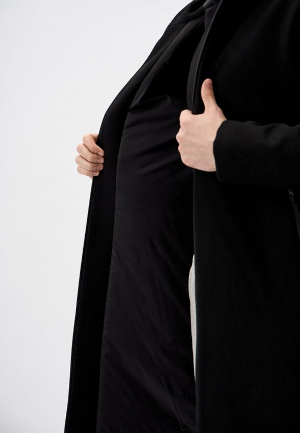 Пальто однобортное EA7