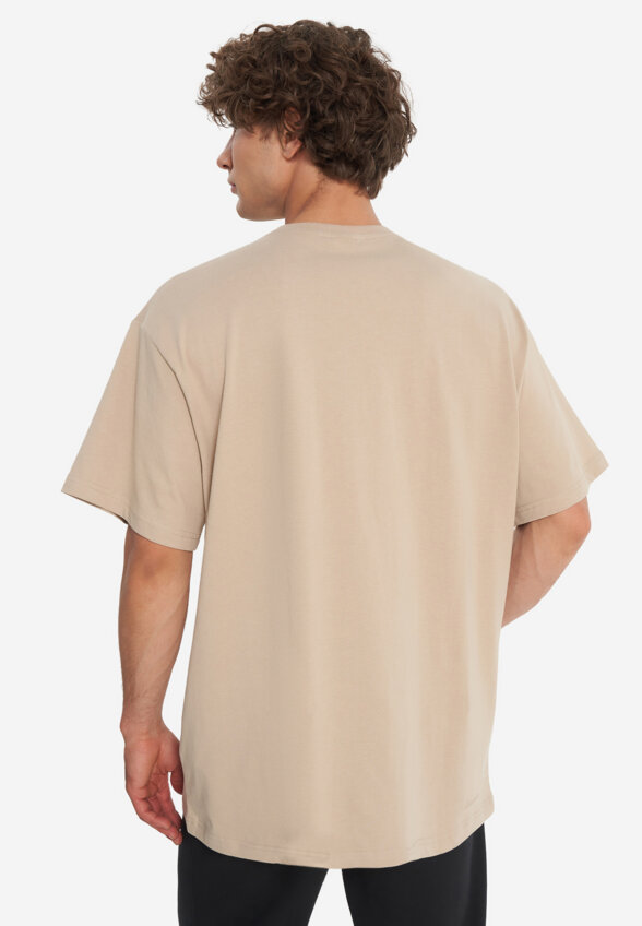 Футболка мужская оверсайз Demix, Бежевый