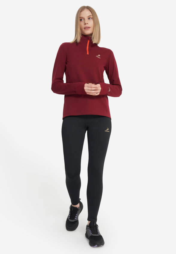 Легинсы женские Demix LongRun Trail Brushed, Черный