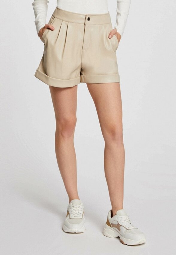 Шорты кожаные Morgan