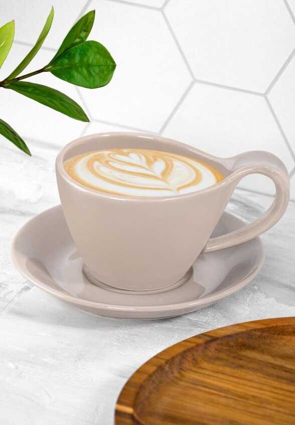 Чашка с блюдцем Elan Gallery