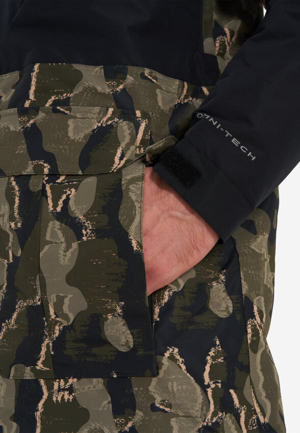Куртка горнолыжная мужская Columbia Coreshot Printed Jacket, Зеленый