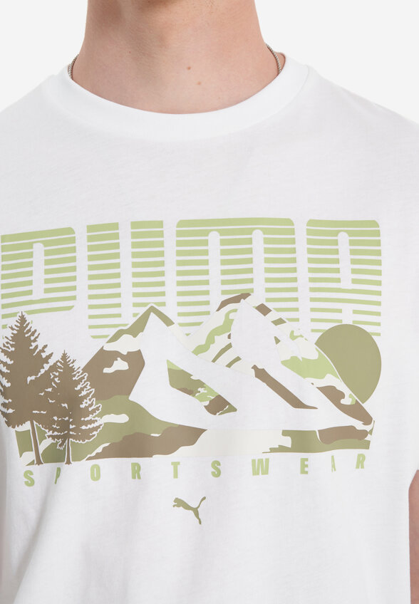 Футболка мужская PUMA Graphics, Белый