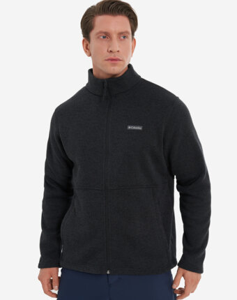 Джемпер флисовый мужской Columbia Alto Pass Full Zip Fleece, Черный женщинам