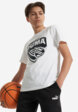 Футболка для мальчиков PUMA Basketball Posterize, Белый1  - превью