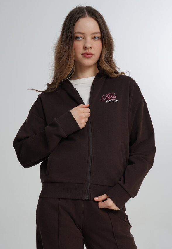 Толстовка женская FILA, Коричневый