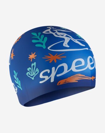 Шапочка для плавания детская Speedo, Голубой женщинам