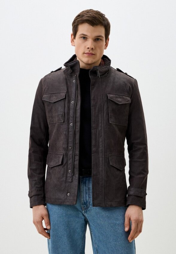 Куртка кожаная Urban Fashion for Men