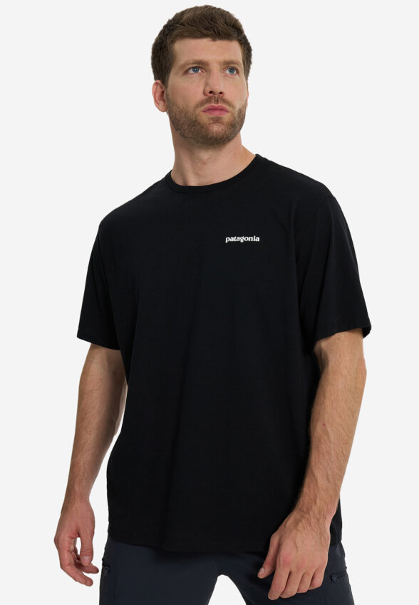 Футболка мужская Patagonia Logo, Черный