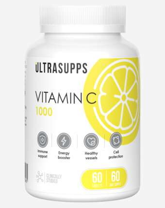 Витамин C Ultrasupps, 60 шт, Белый женщинам