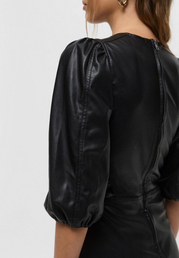 Платье кожаное H&M