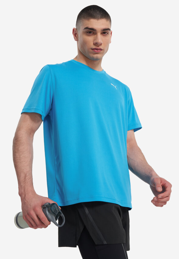 Футболка мужская PUMA Graphics Running Faster, Голубой