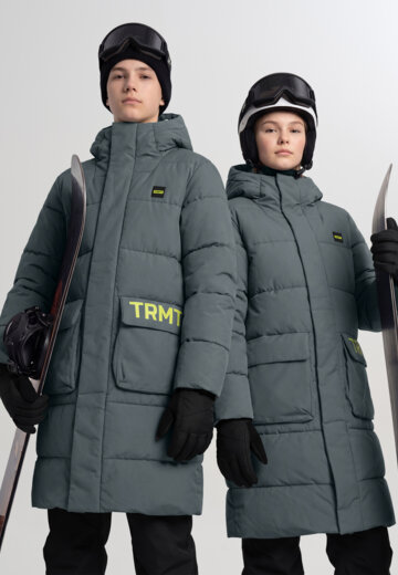 Пальто утепленное детское Termit, Серый