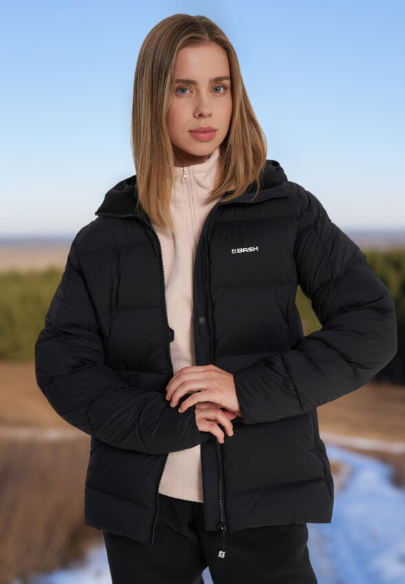 Пуховик женский Bask Vida, Черный