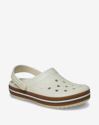Сабо женские Crocs Crocband Gum, Бежевый женщинам
