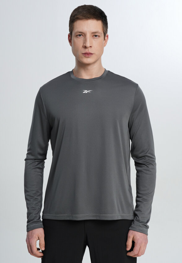 Лонгслив мужской Reebok, Серый