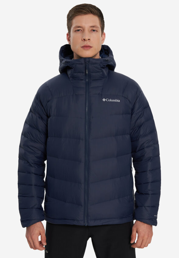 Ультралегкий пуховик мужской Columbia Centennial Creek III Down Hooded Jacket, Синий