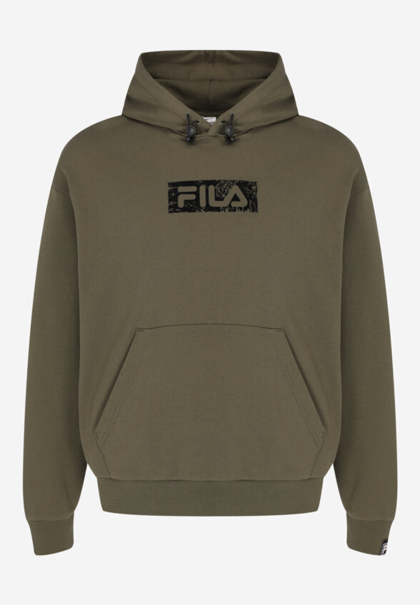 Худи мужское оверсайз FILA, Коричневый