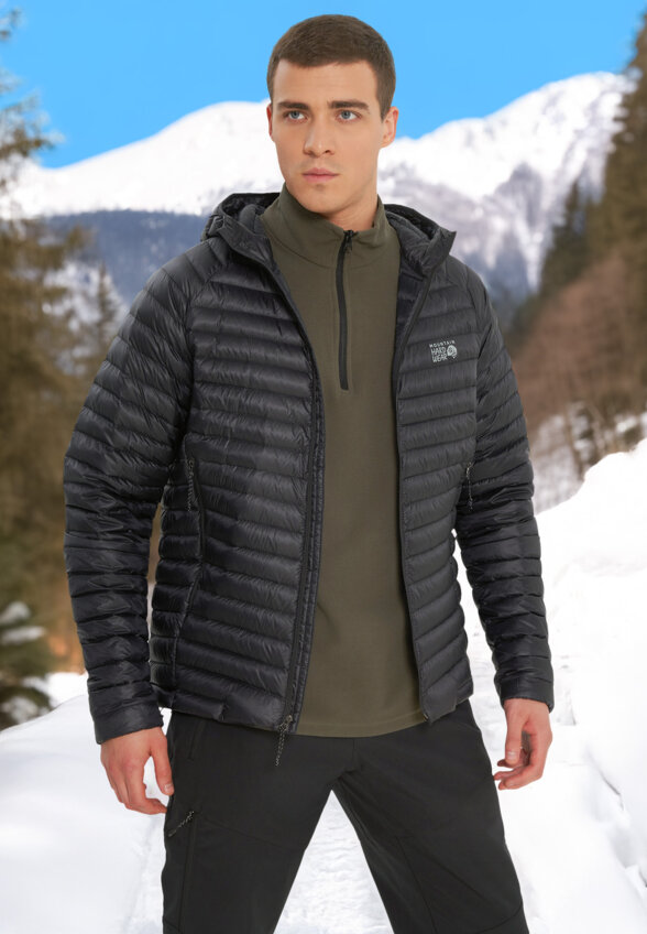 Пуховик мужской Mountain Hardwear Ghost Whisperer, Черный