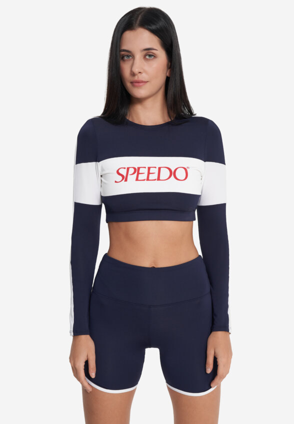 Рашгард женский Speedo Rashguard, Синий
