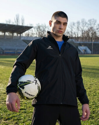 Ветровка мужская Demix Midfielder, Черный женщинам