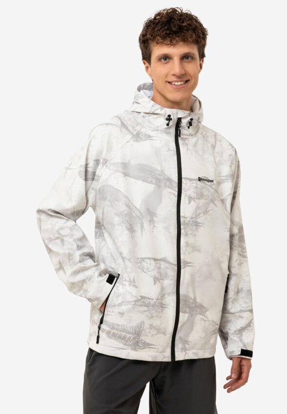 Ветровка мужская Remington Pu Fishing Rivers 2, Белый