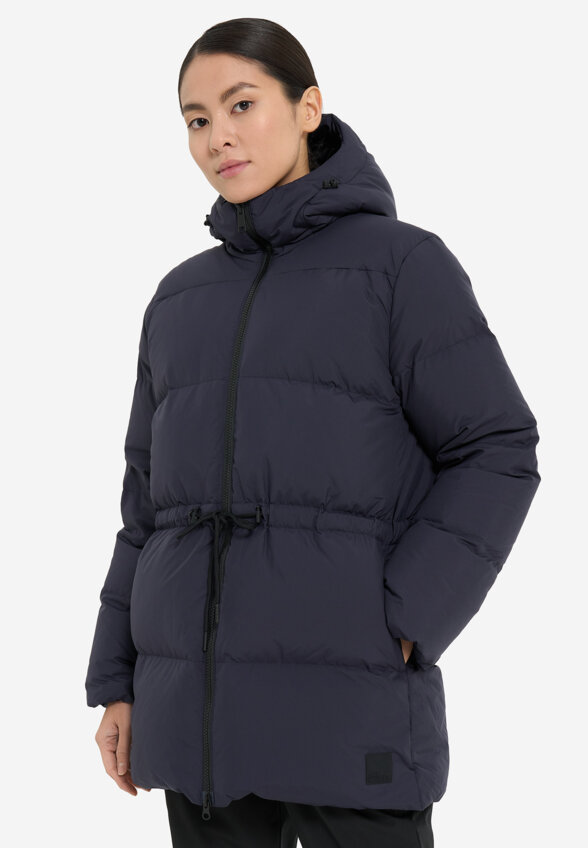 Пуховик женский Jack Wolfskin Kirschallee, Синий