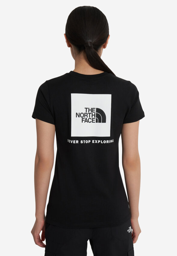 Футболка женская The North Face Box Nse Slim, Черный