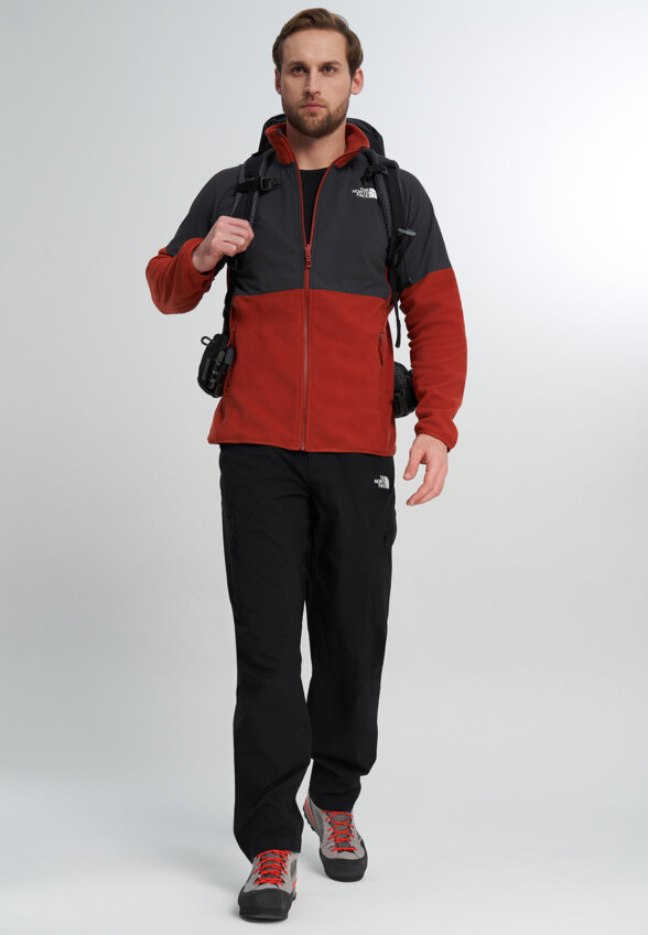 Джемпер флисовый мужской The North Face Glacier Heavyweight, Красный