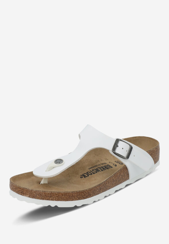Шлепанцы женские Birkenstock Gizeh, Белый