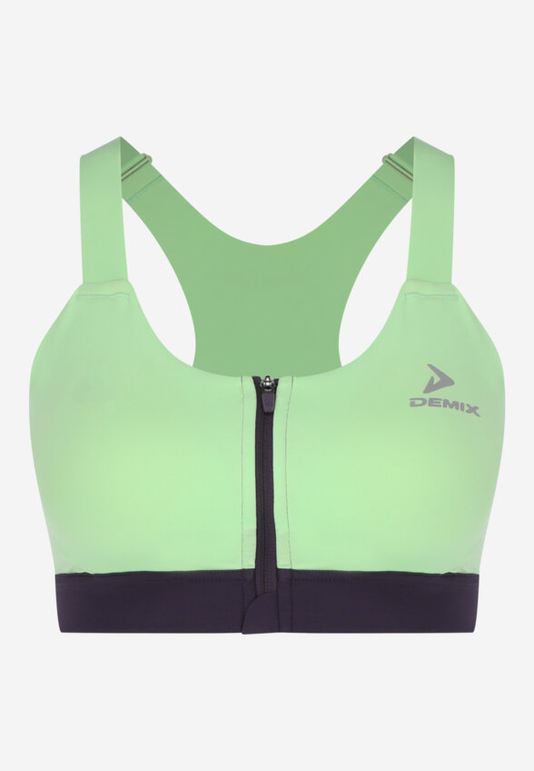Топ бра спортивный Demix RaceWind Tech, Зеленый