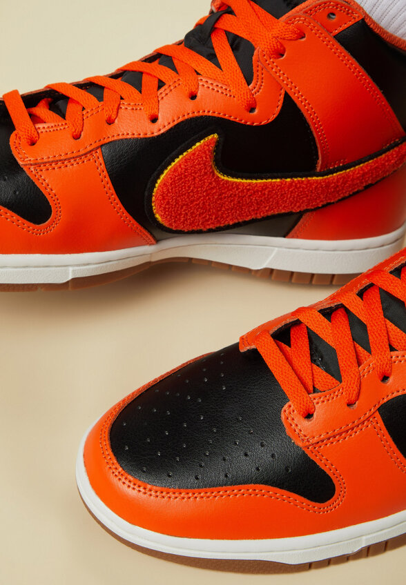 Кеды мужские Nike Dunk High University, Оранжевый