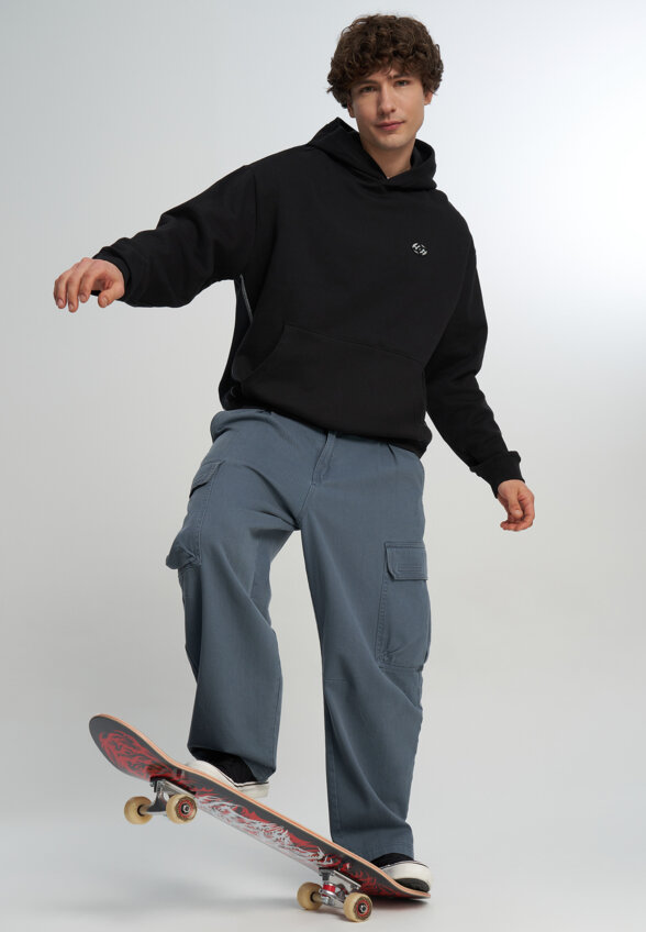 Худи мужское DC Shoes Flow Down, Черный