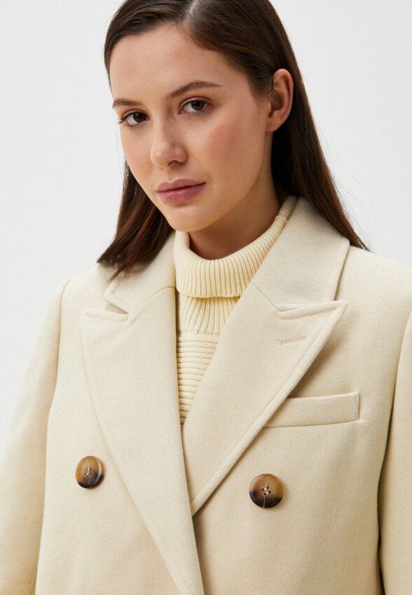 Пальто двубортное Francesco Donni