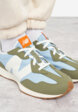 Кроссовки женские New Balance 327, Зеленый9  - превью