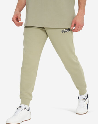 Брюки мужские PUMA Ess Logo Lab Execution, Зеленый женщинам