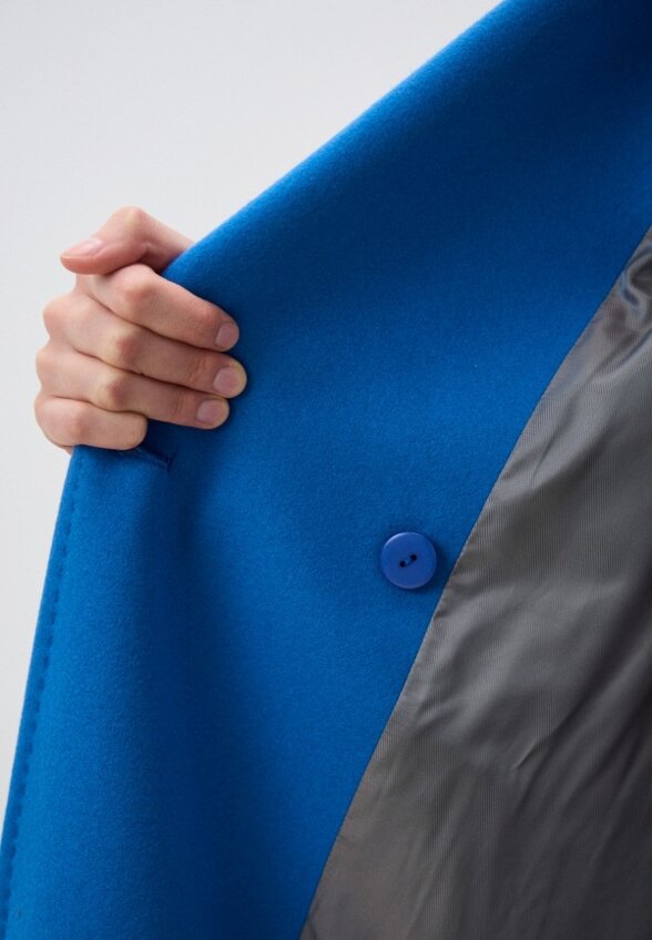 Пальто двубортное Sei Unica