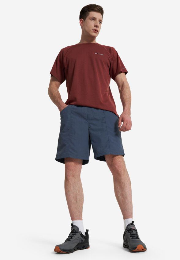 Футболка мужская Columbia Alpine Chill Pro Ss Crew, Красный