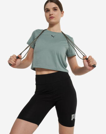 Футболка женская PUMA Tad Essential Baby, Зеленый женщинам