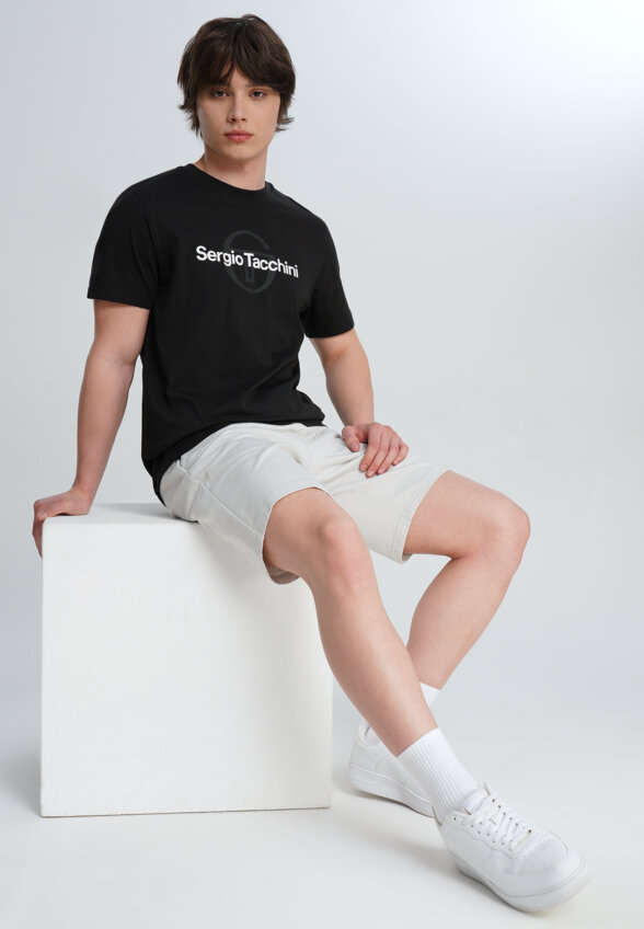 Футболка мужская Sergio Tacchini Essenziale, Черный