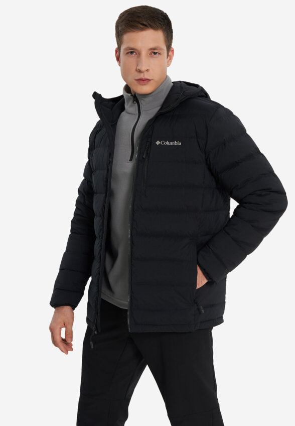 Ультралегкий пуховик мужской Columbia Drift Peak Stretch Down Hooded Jacket, Черный