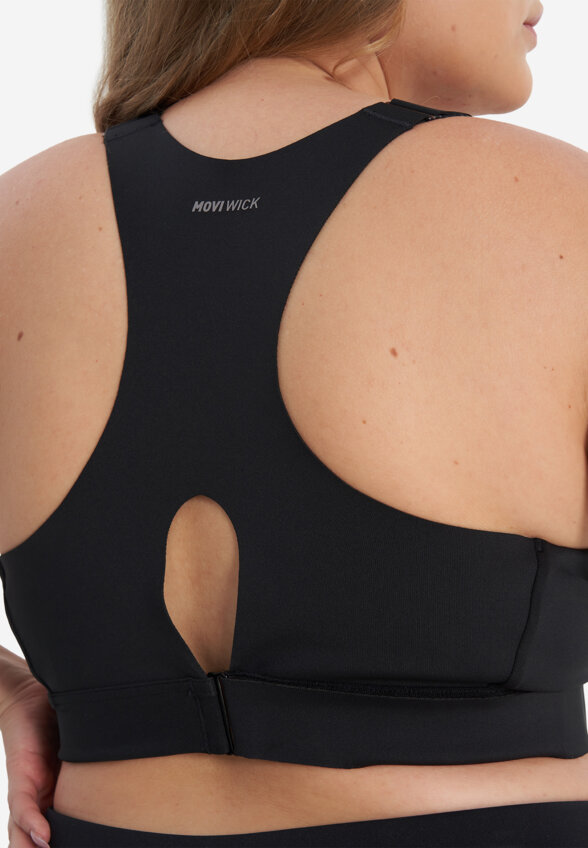 Топ бра спортивный Demix, Plus Size, Черный