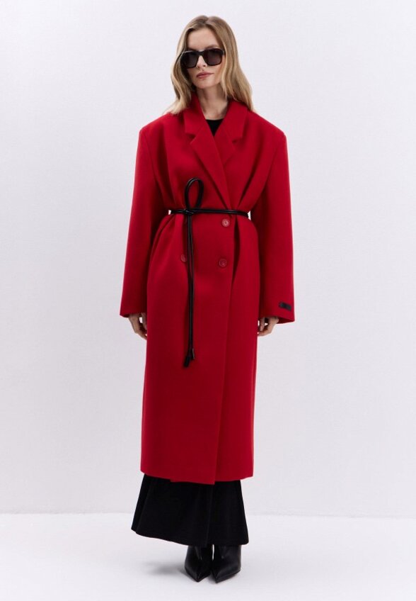 Пальто двубортное Top Top