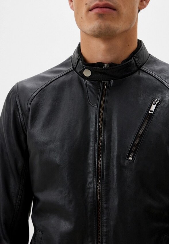 Куртка кожаная Urban Fashion for Men