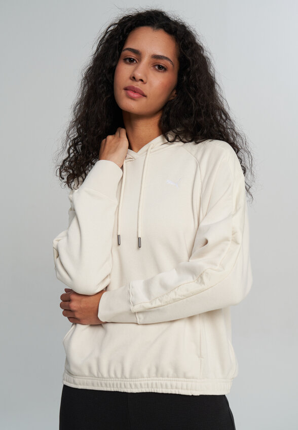 Худи женское оверсайз PUMA, Бежевый