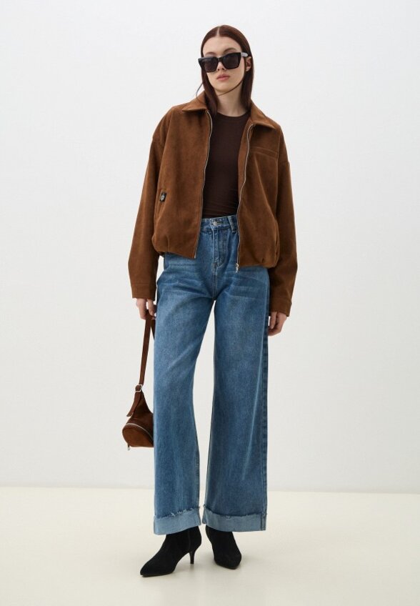 Куртка кожаная Luigin